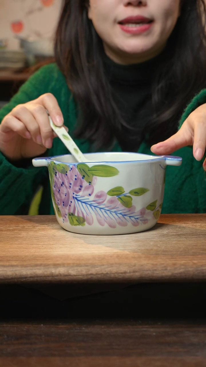 【闪购商品】碗1个景德镇高温瓷釉下瓷+1个随机汤勺