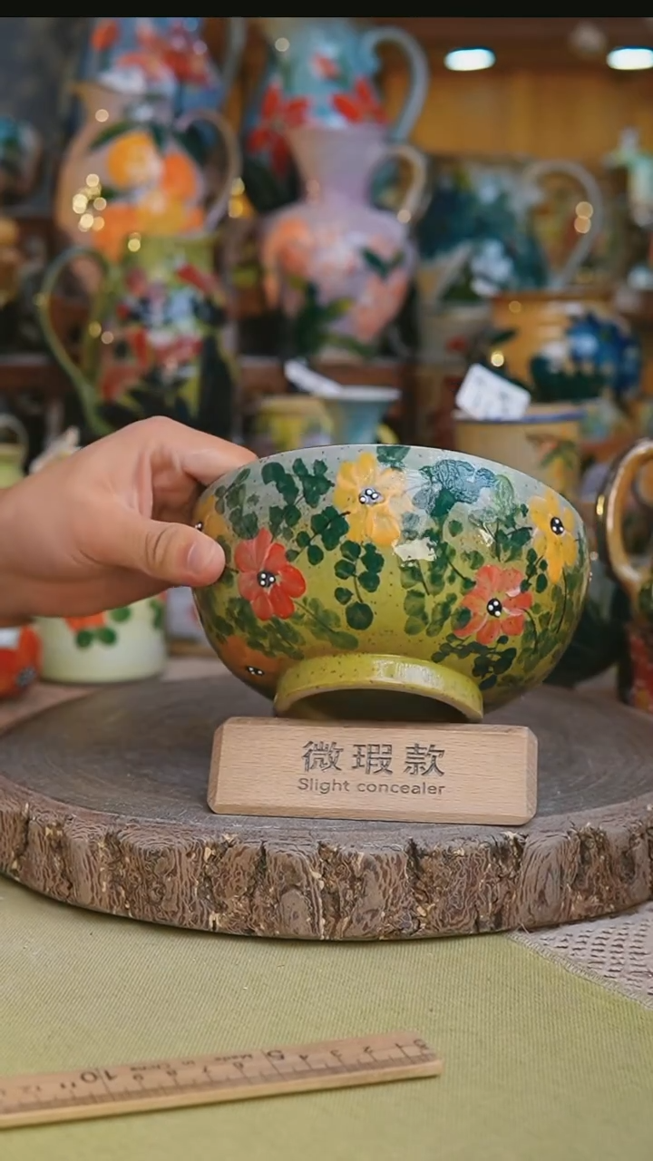 手绘手工陶瓷215景德镇手工高温釉下彩