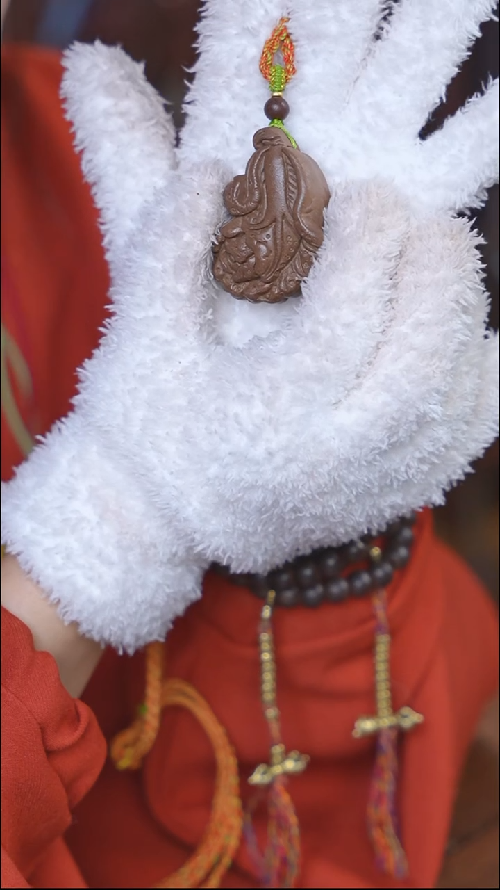 【闪购商品】泥塑生命之光 白菜脖挂 福利款