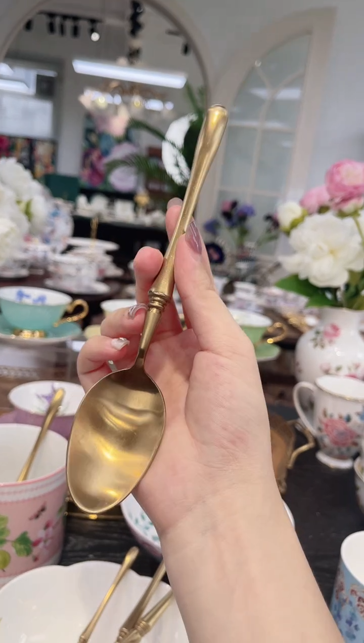 不锈钢尖头勺                