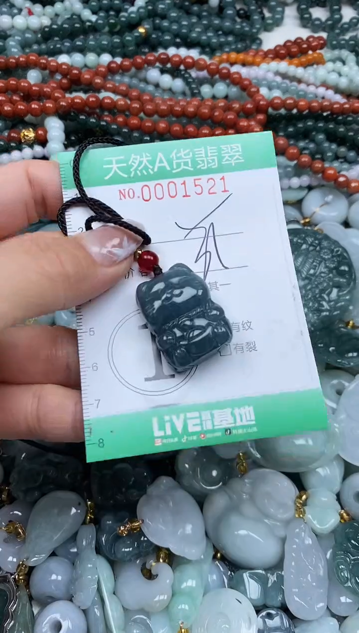 颈饰未镶嵌翡翠翡翠