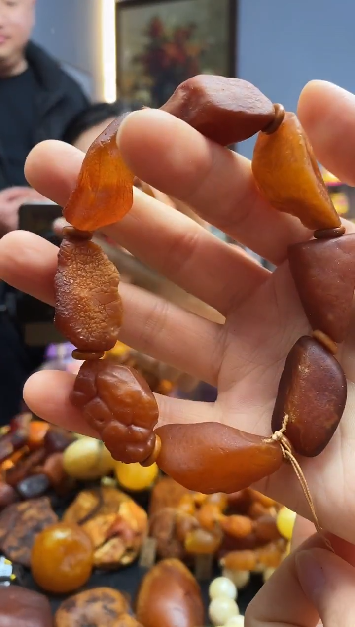 手链琥珀未镶嵌手串