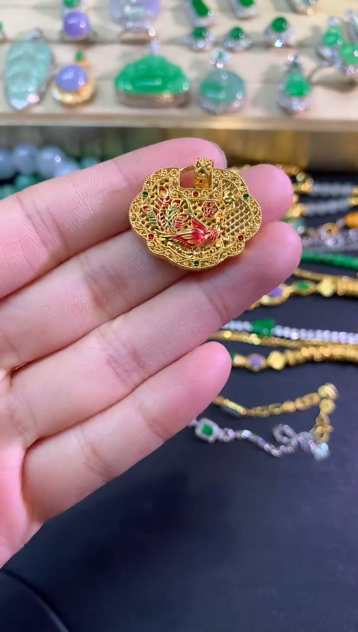吊坠(不含链)18K金吊坠|600