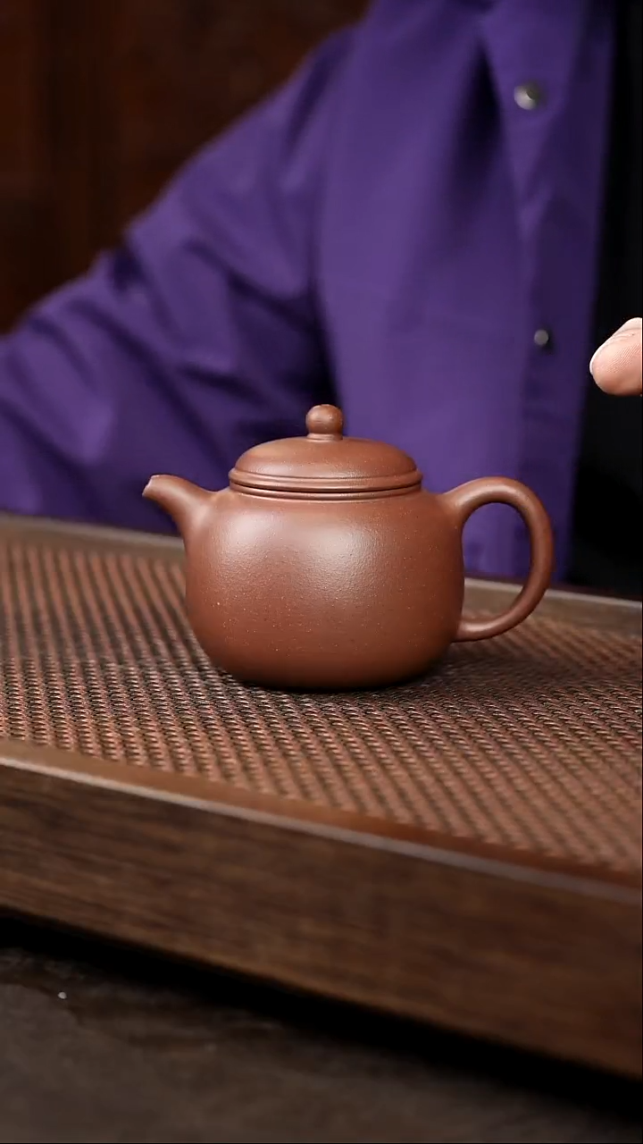 茶壶紫砂紫泥匏尊 大