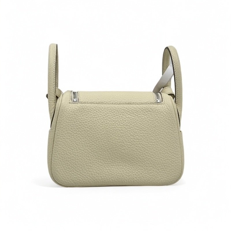 LQ-WITH-QUEEN真皮女包林银扣白色小号0002