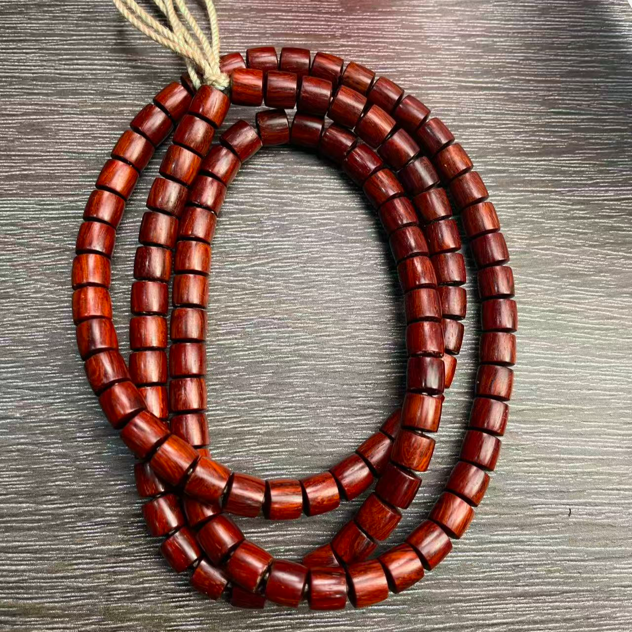 非金属木质手链 紫檀108颗