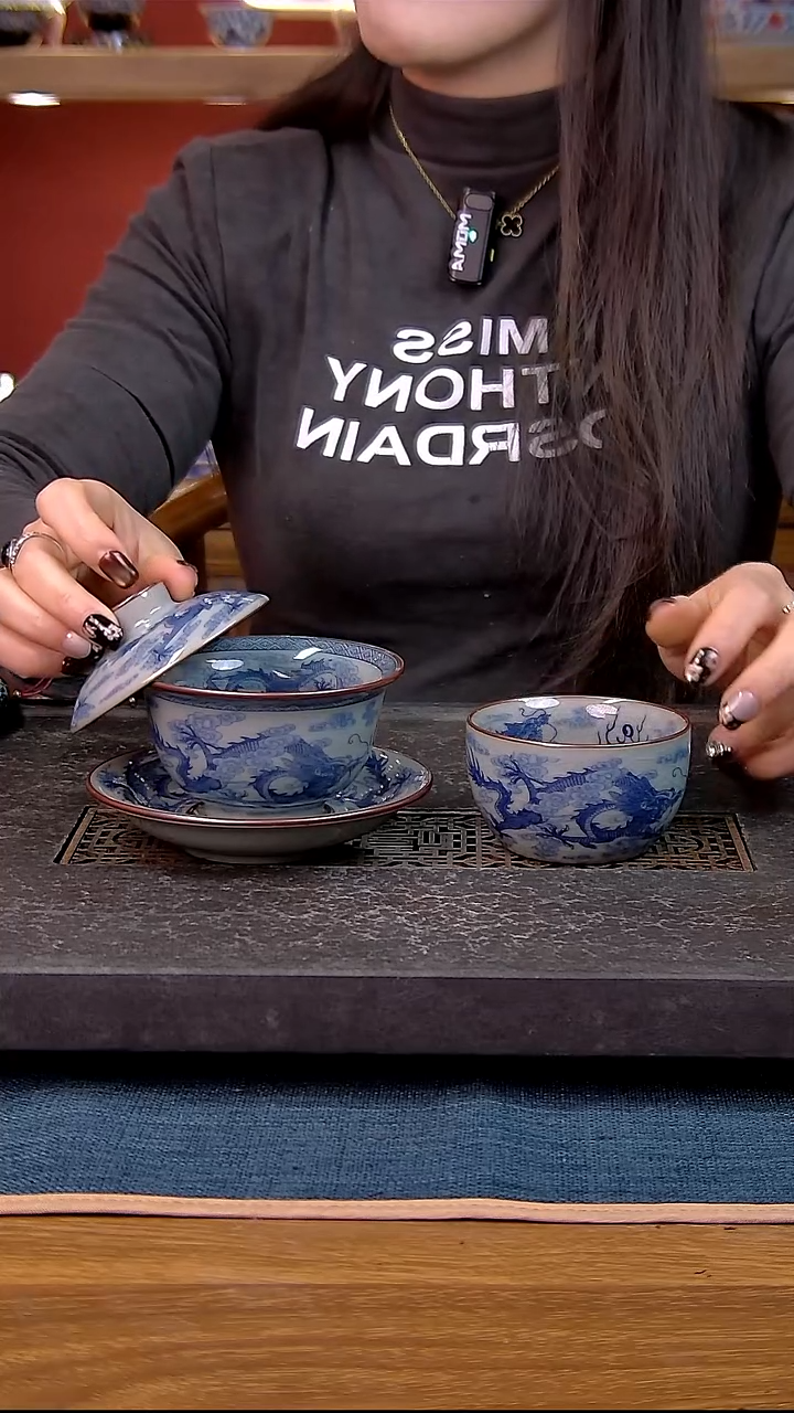 简装家用款2件套 老陶泥开片纹陶瓷茶具