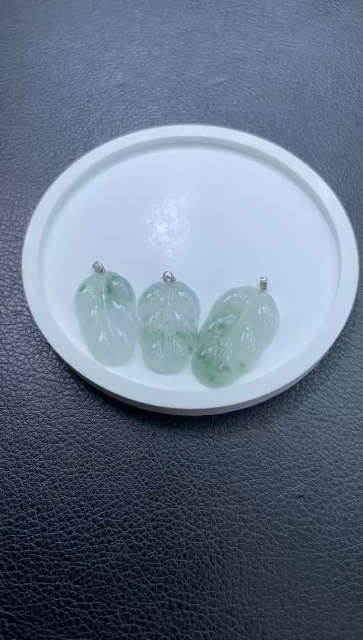 18K金镶嵌定制翡翠DDJ40908/多样性发一件