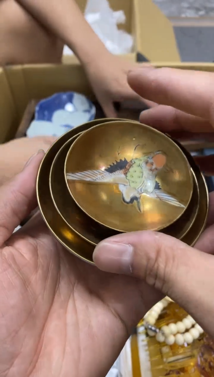 始****窗中古茶杯茶盘盘子