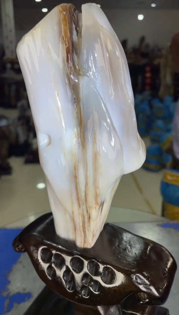 【闪购商品】硅化玉摆件未镶嵌46