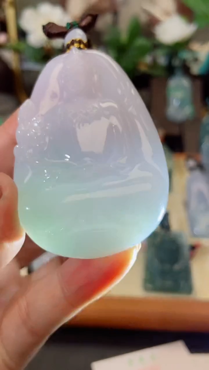 颈饰未镶嵌翡翠缅甸天然翡翠