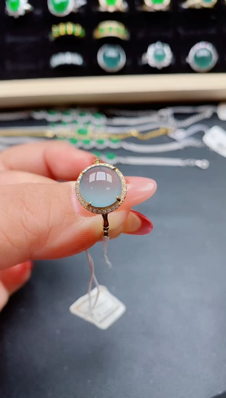 【闪购商品】翡翠戒指银S925镶嵌321321