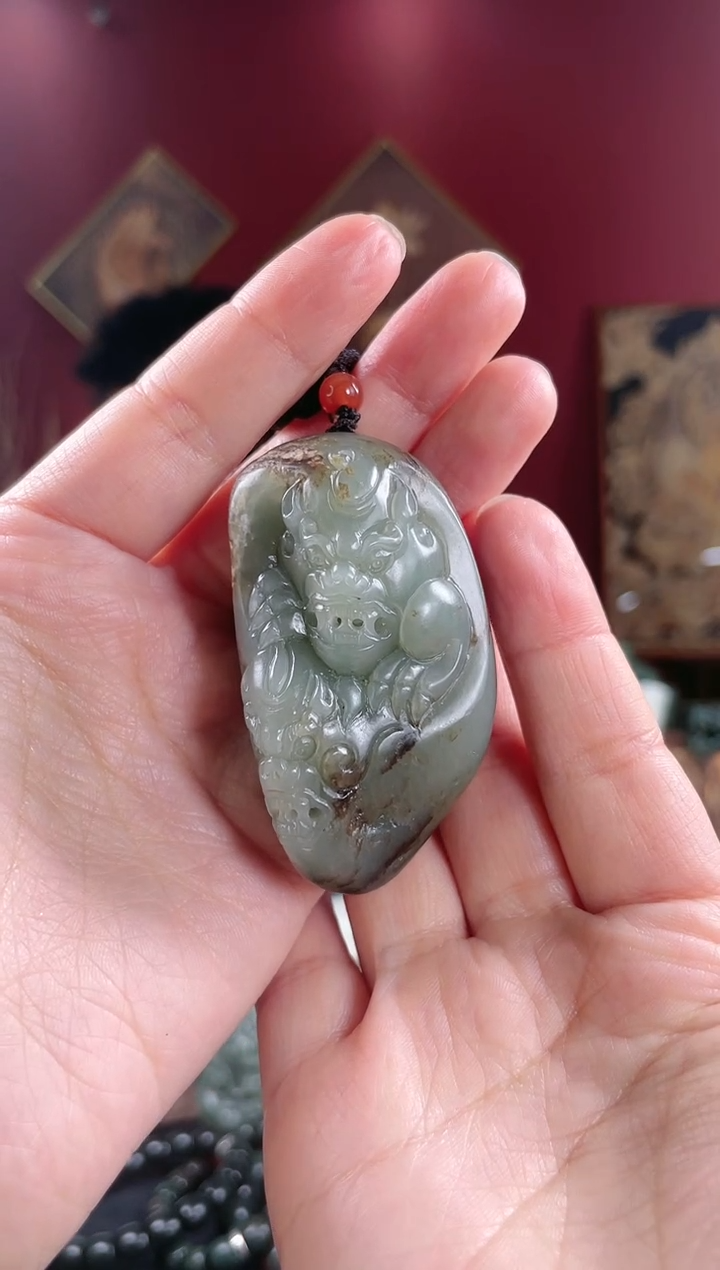 【闪购商品】和田玉把件未镶嵌双貔貅
