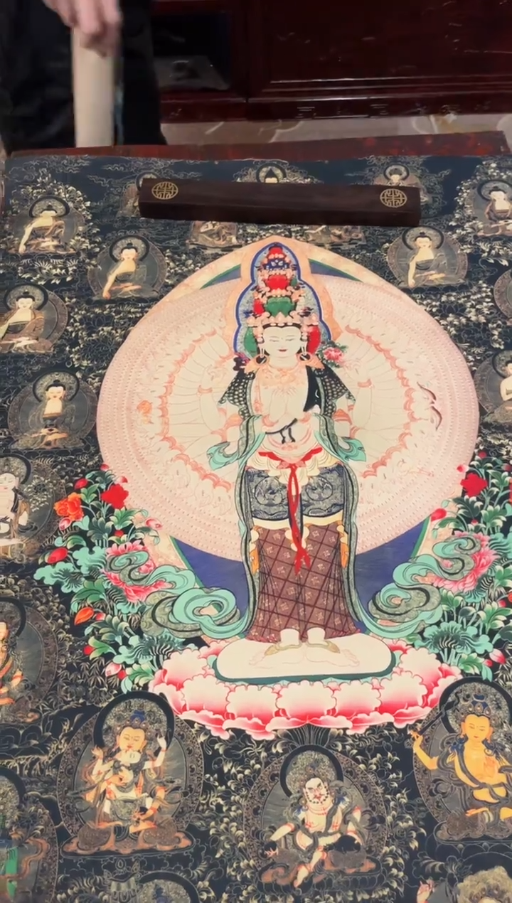 卷轴画手绘唐卡009