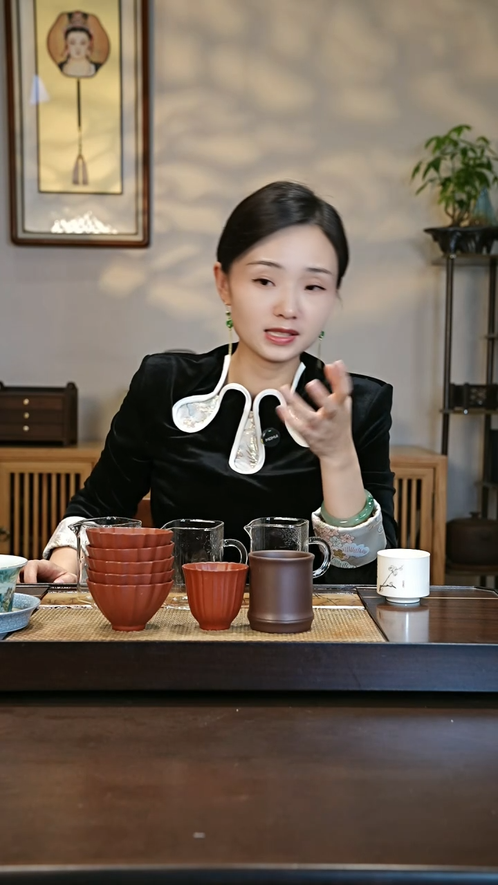 茶杯紫砂直播间现场紫砂杯