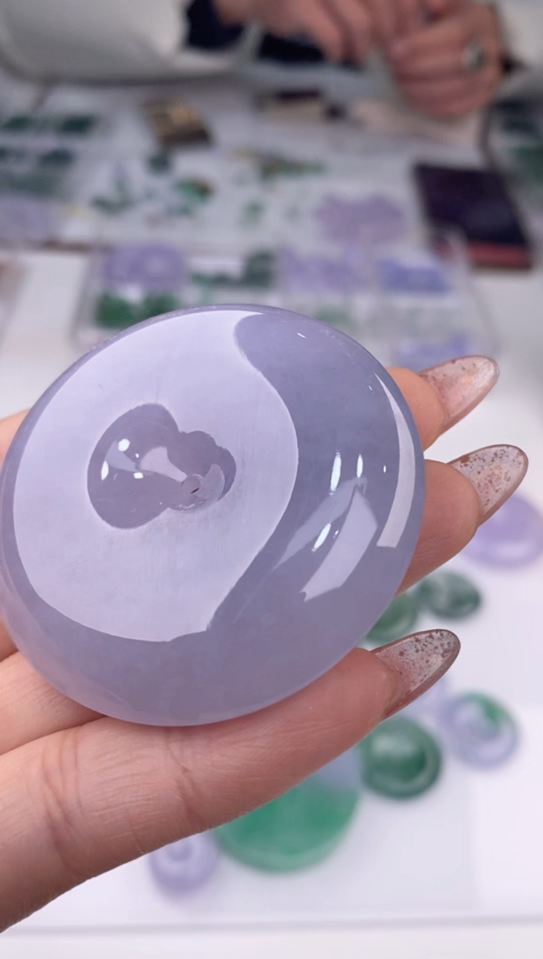 【闪购商品】翡翠吊坠(赠链)未镶嵌26151/静静聊翠