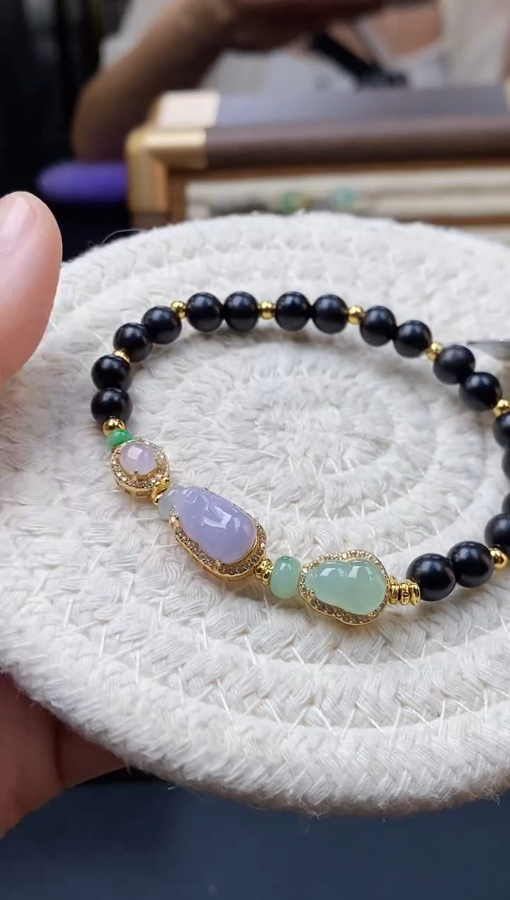 颈饰银S925镶嵌翡翠16056