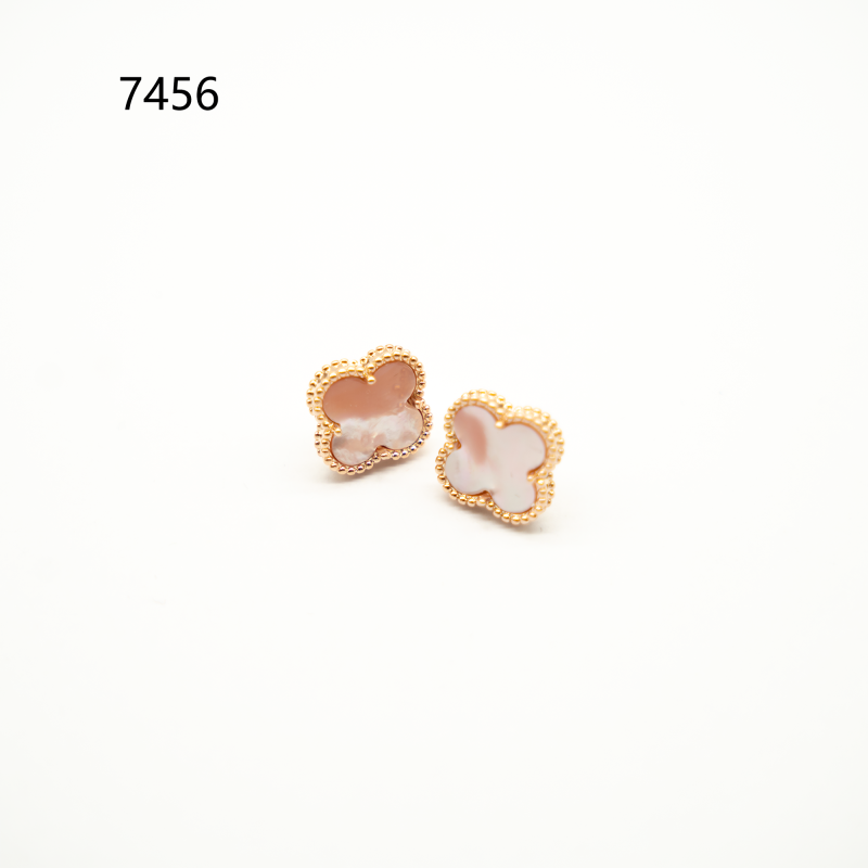 铜合金耳饰 时尚气质耳环小众设计高级感耳钉耳饰～7456