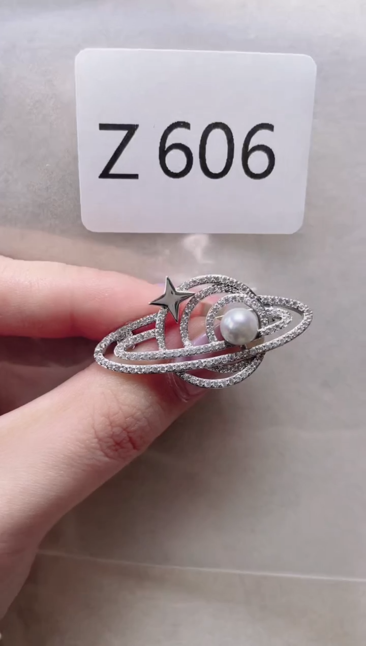 【闪购商品】海水珍珠胸针未镶嵌Z606