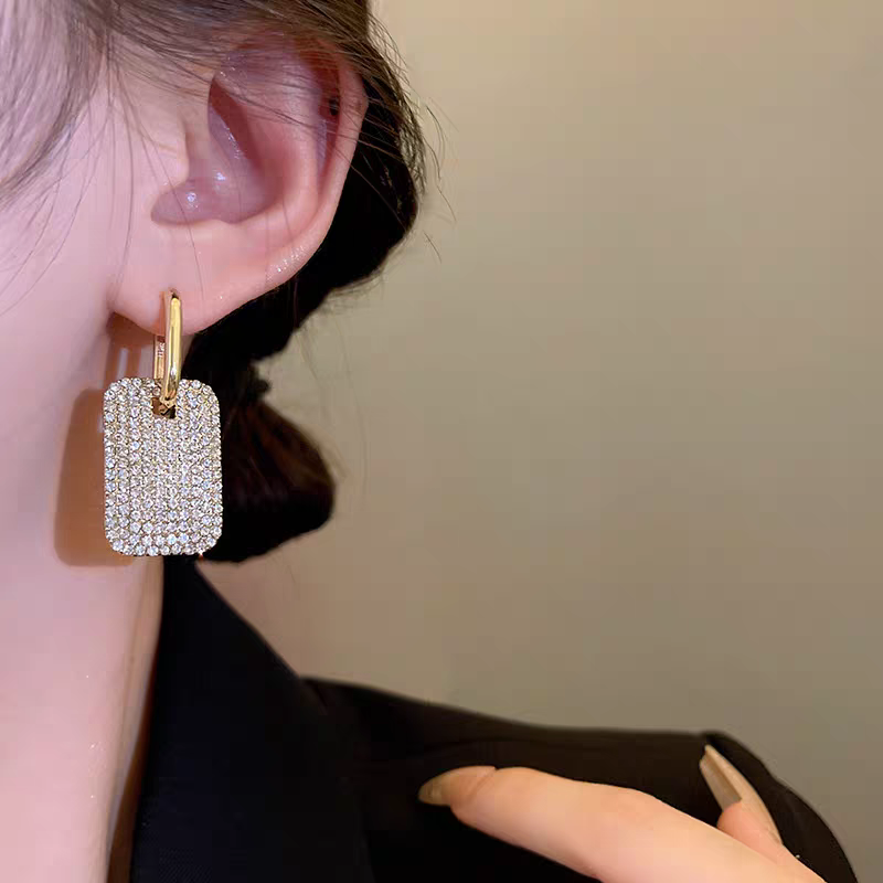 铜合金耳饰 【N6】2025爆款气质轻奢百搭简约精致网红设计师耳环