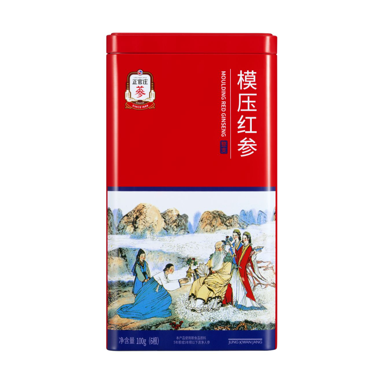 【整枝参】正官庄原支参红参人参泡酒参健康滋补送礼礼盒正品