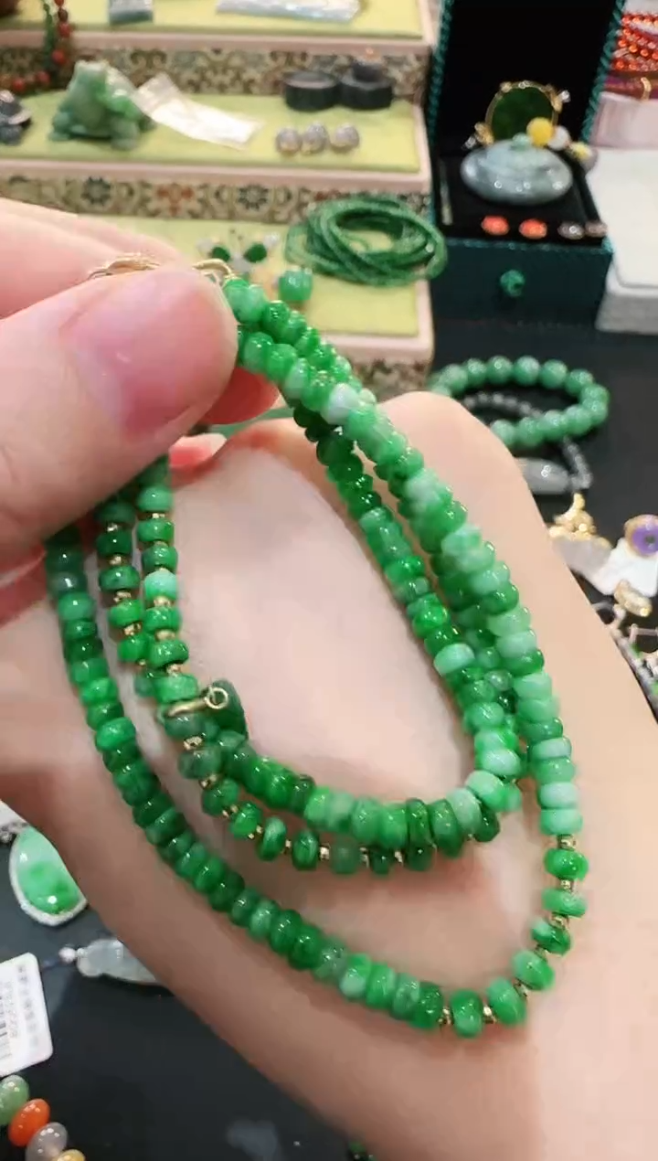 【闪购商品】翡翠颈饰未镶嵌珠串