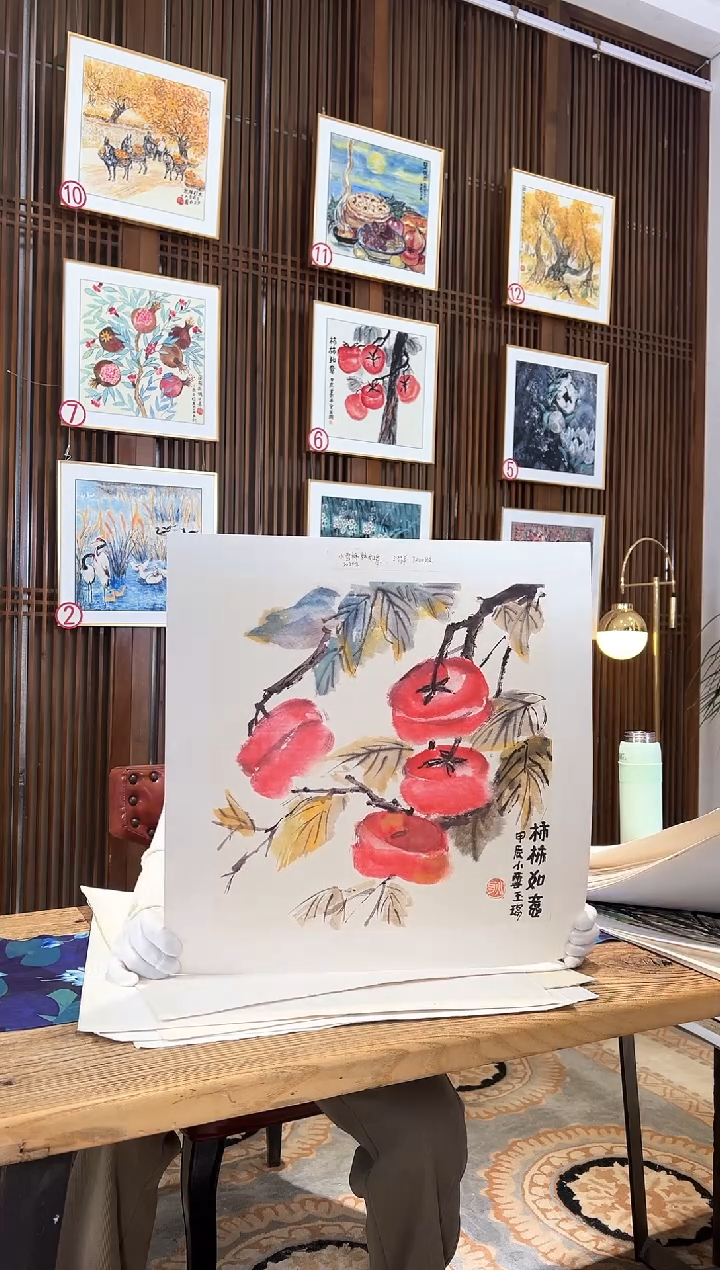 版画耿玉琨名章限量版画S