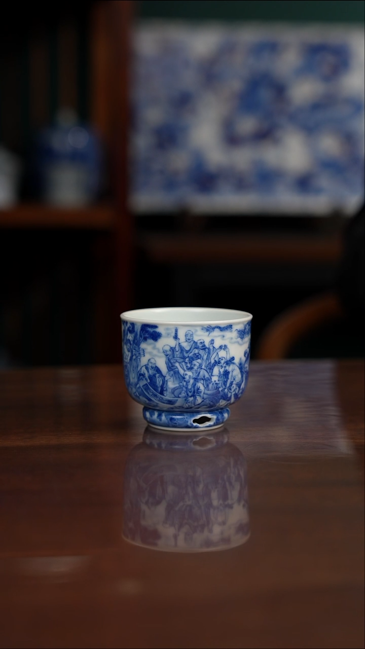 晓竹窑 十八罗汉图