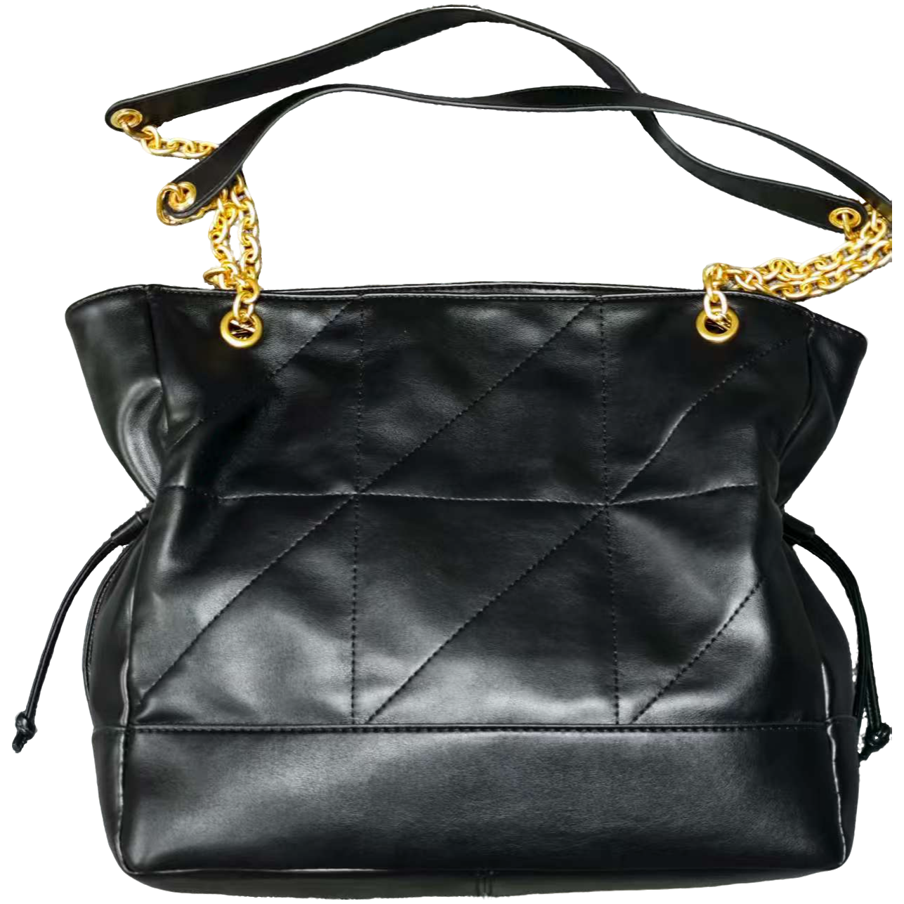 宋佳同款-TOLEX2025新款百搭1福袋大时尚女包白黑色35cm