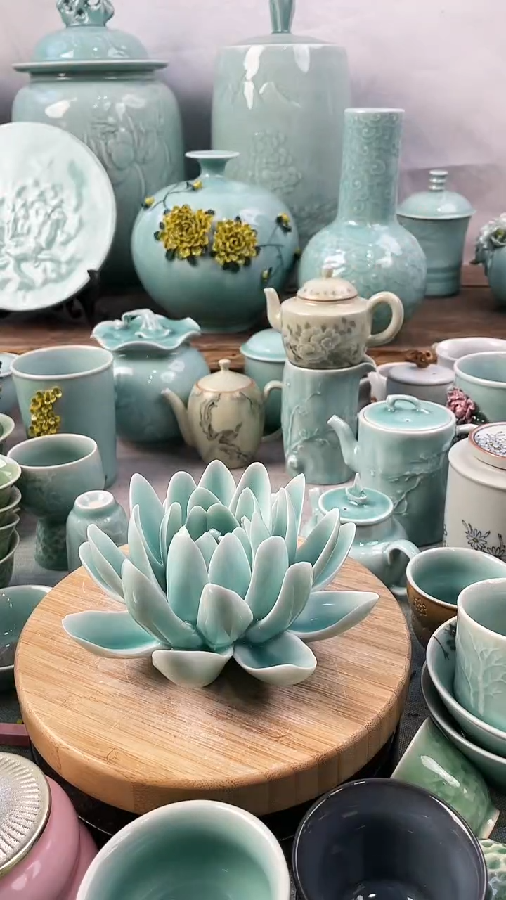 【闪购商品】全手特价 微瑕 慧仙青瓷