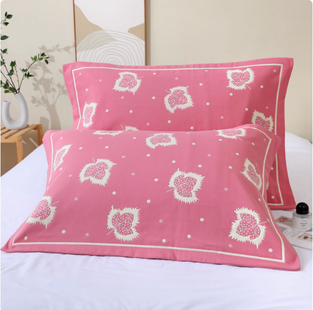 301-400纯棉枕套一对装全棉枕头套学生宿舍四季通用款新款加厚花