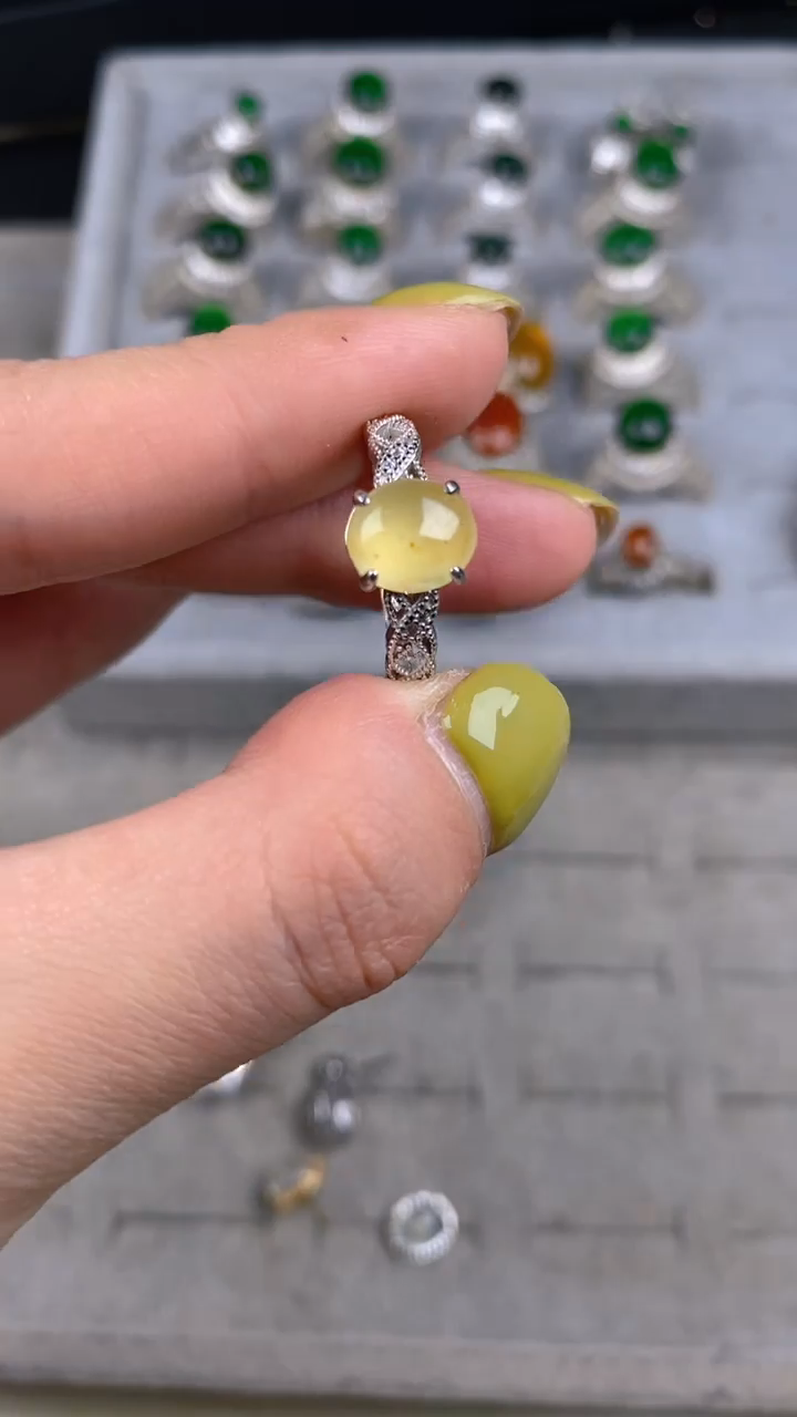 【闪购商品】翡翠戒指未镶嵌多样性发其一