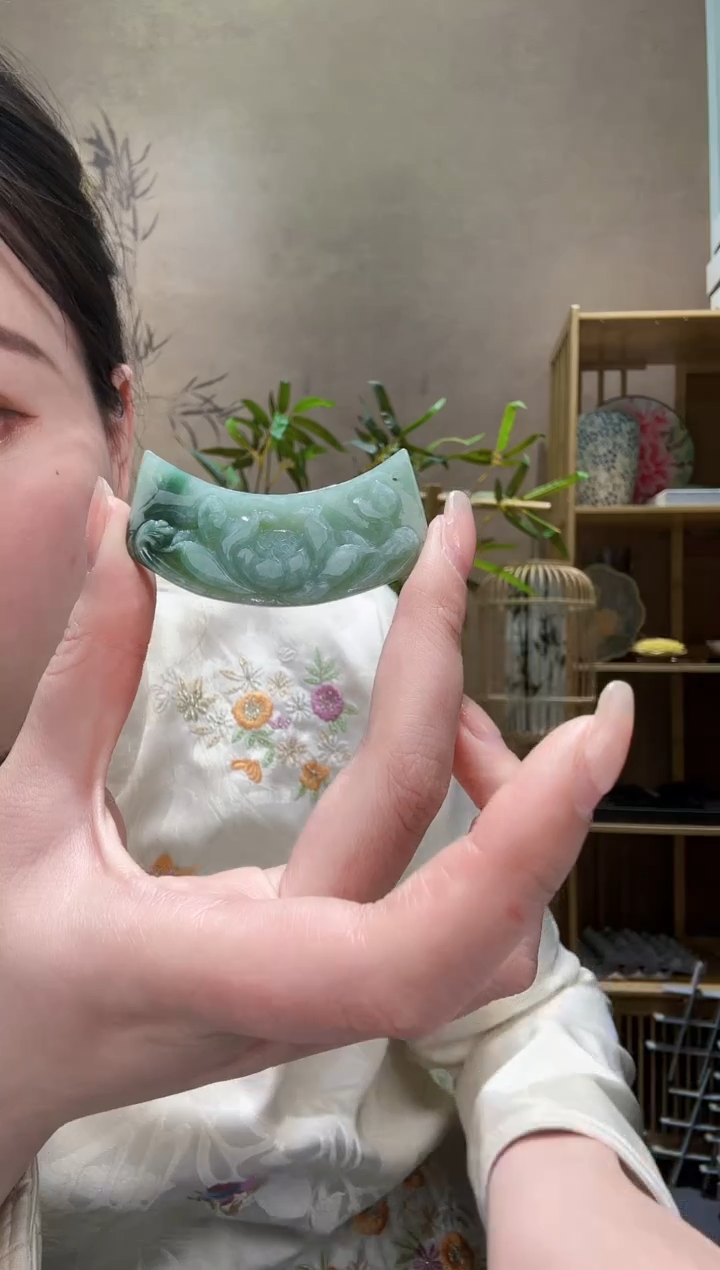 【闪购商品】翡翠耳饰未镶嵌吊坠