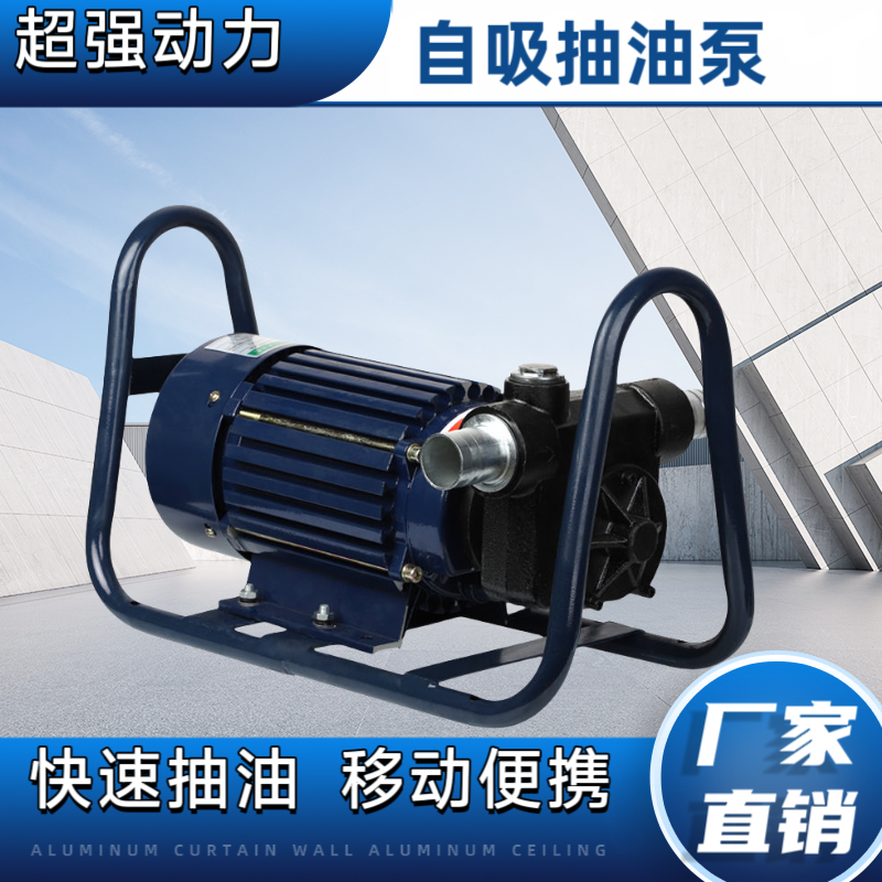 防爆抽油泵220V380V自吸滑片泵2寸大流量大功率汽油柴油泵
