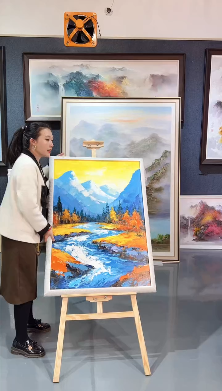 【闪购商品】油画36号 70*100  风景-手绘油画