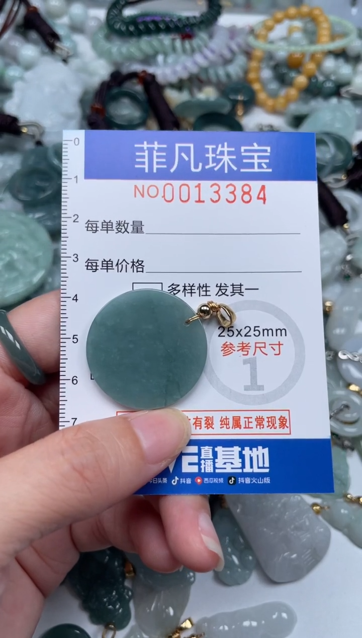 颈饰未镶嵌翡翠13384