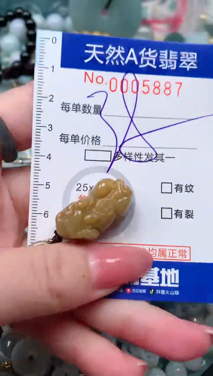 【闪购商品】翡翠颈饰未镶嵌00005887