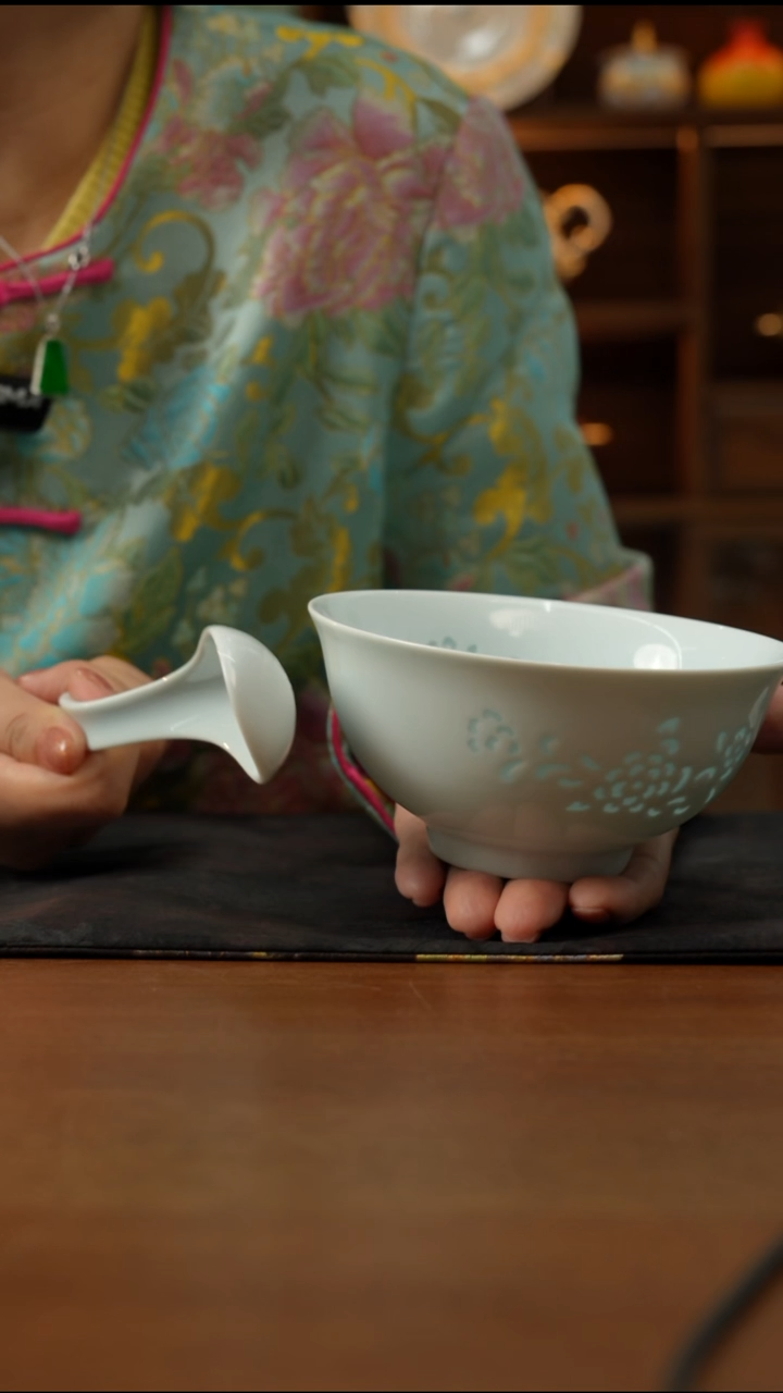 瓷片A004/米饭碗+云上汤匙