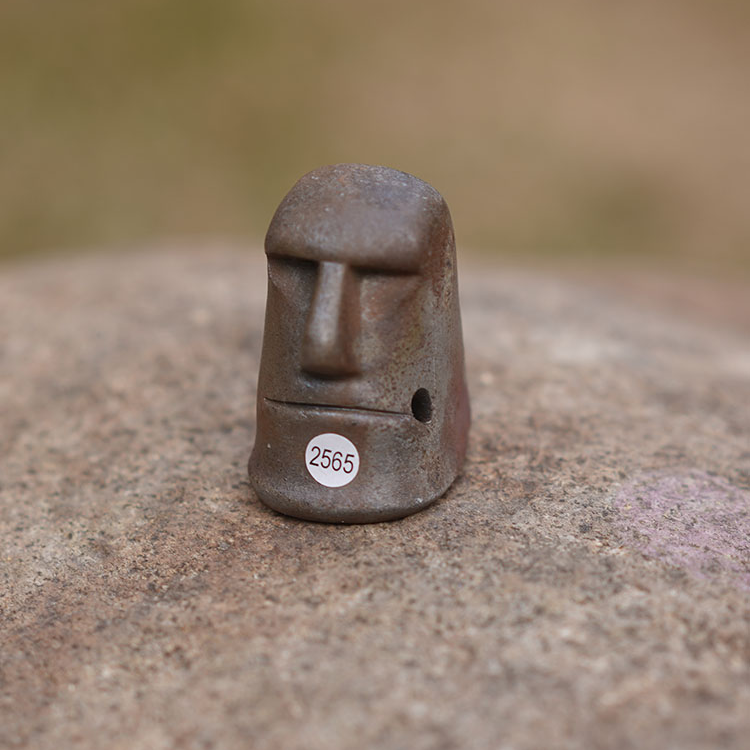 伊禾集物 日本备前烧 柴冈香山窑 香插 香立 茶道 零配 2565#