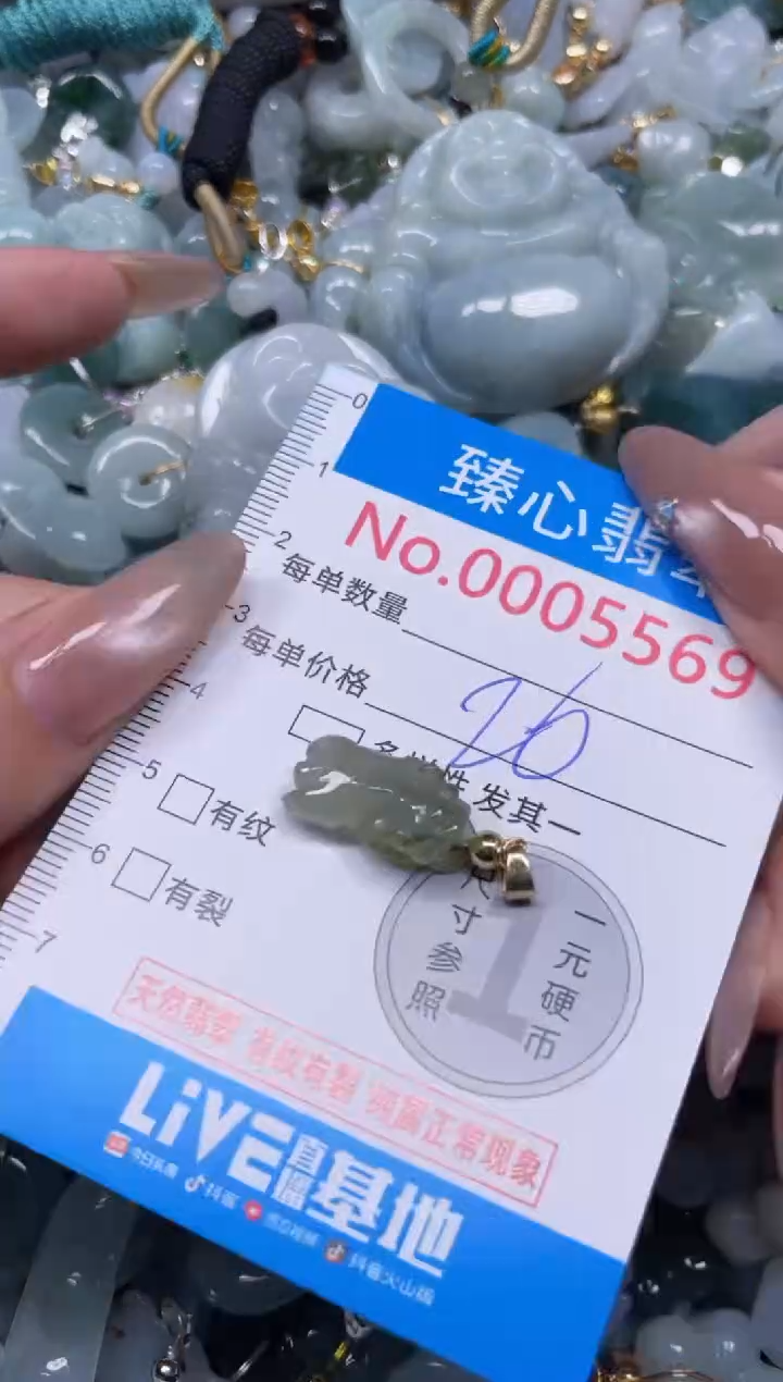 颈饰未镶嵌翡翠木*月5569