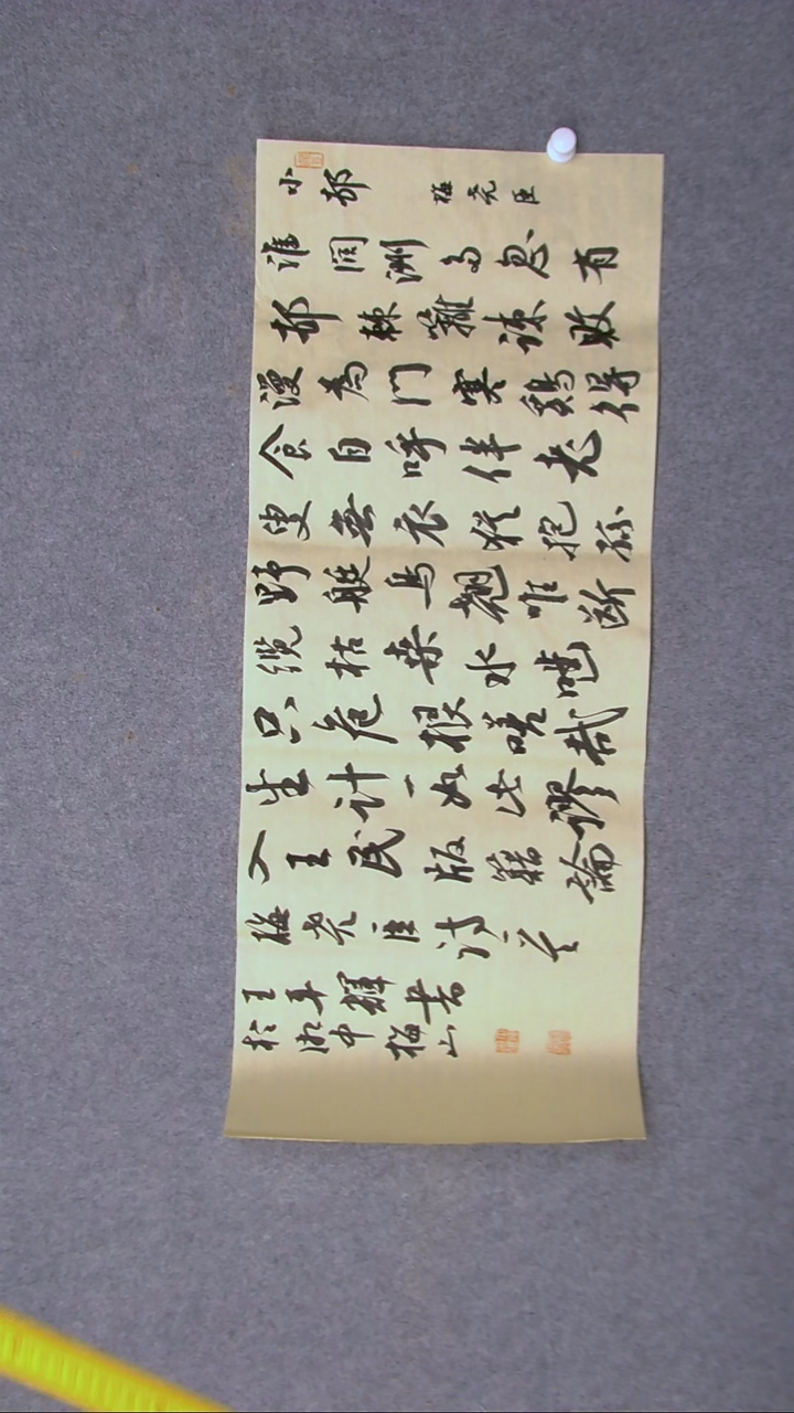 书法王平辉 湖南益阳87*34尺寸