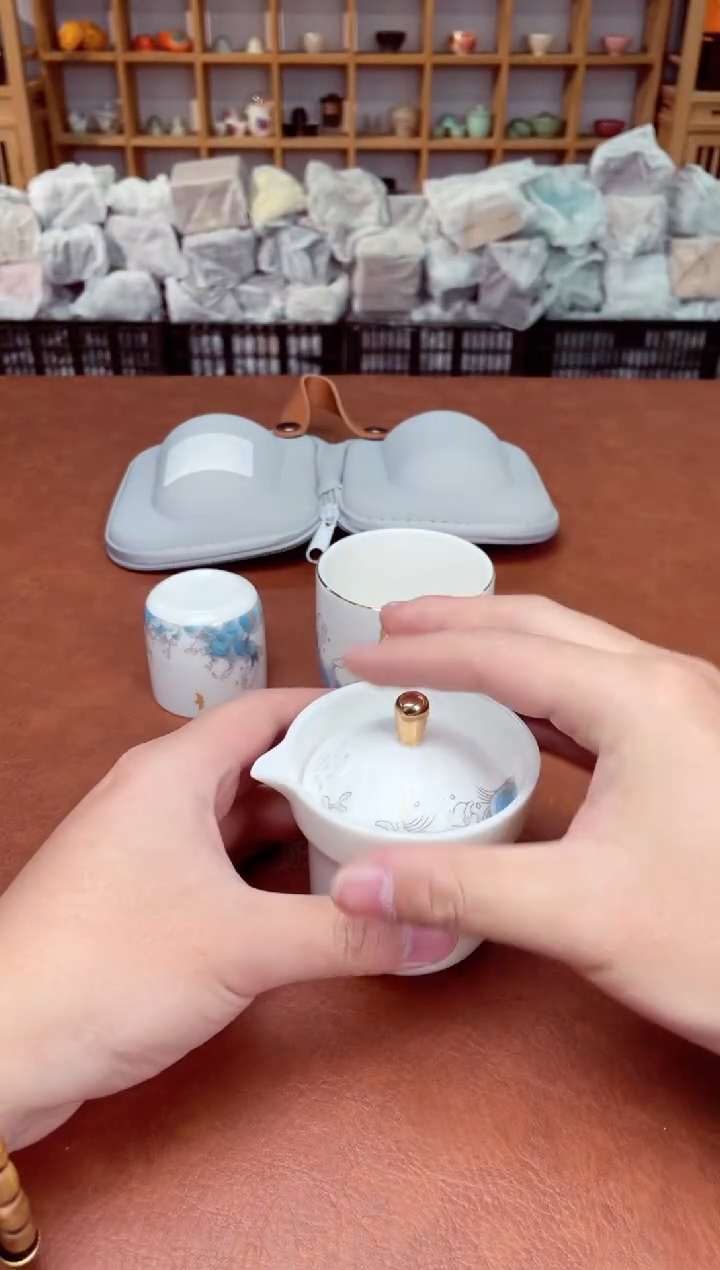 【闪购商品】摆件高端瓷器易仟杯茶器