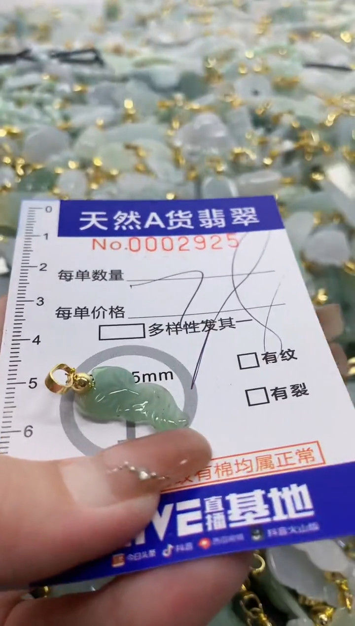 颈饰未镶嵌翡翠天然A货翡翠