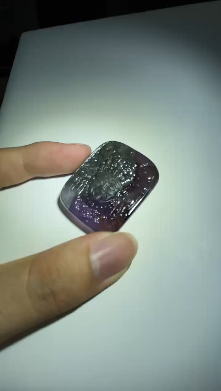 【闪购商品】水晶吊坠(不含链)未镶嵌极光23雕刻件 多样性发一