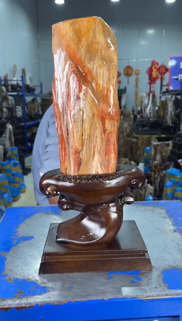 【闪购商品】硅化玉摆件未镶嵌42