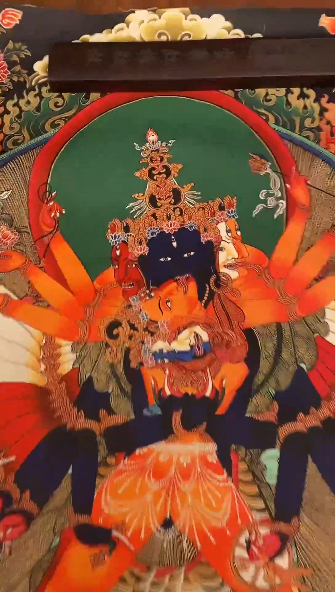 装裱画精美唐卡tk16319