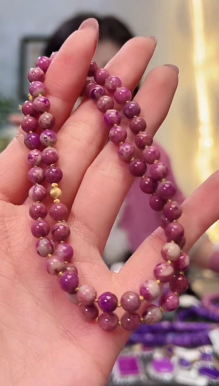 【闪购商品】苏纪石（舒俱来）项链18K金镶嵌1