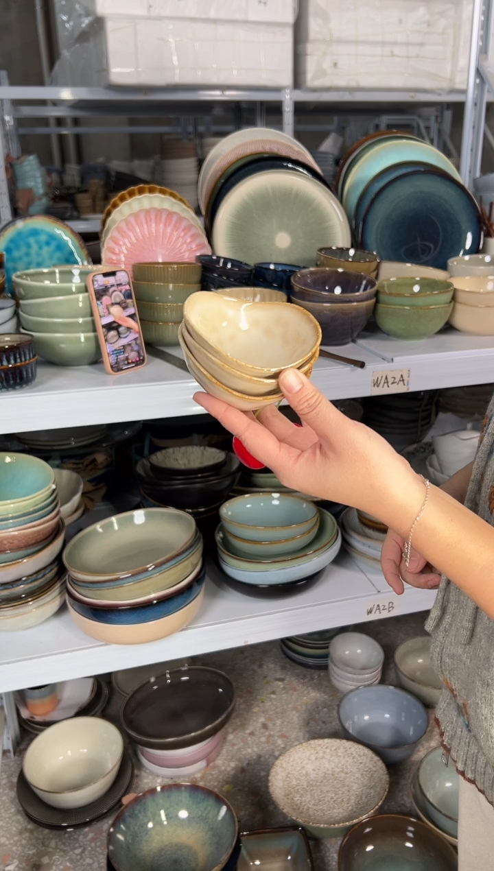 陶瓷外贸尾货瑕疵满20包邮X3碟子