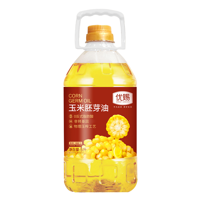 优赐零反式脂肪玉米油5L