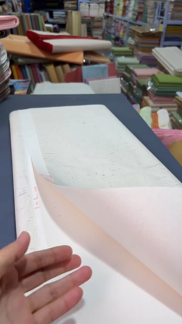 雲*纯手工四尺整张50张白鹿水印宣纸